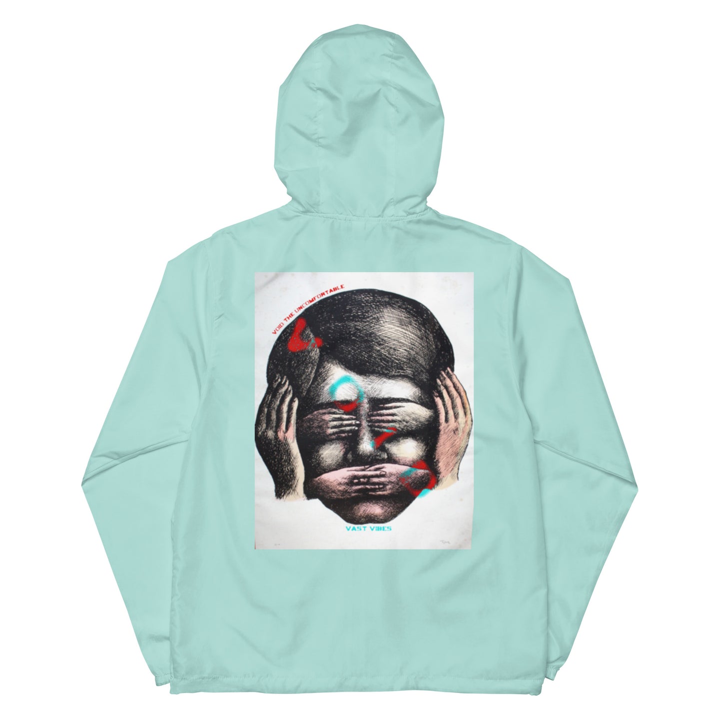 Unisex lightweight zip up windbreaker