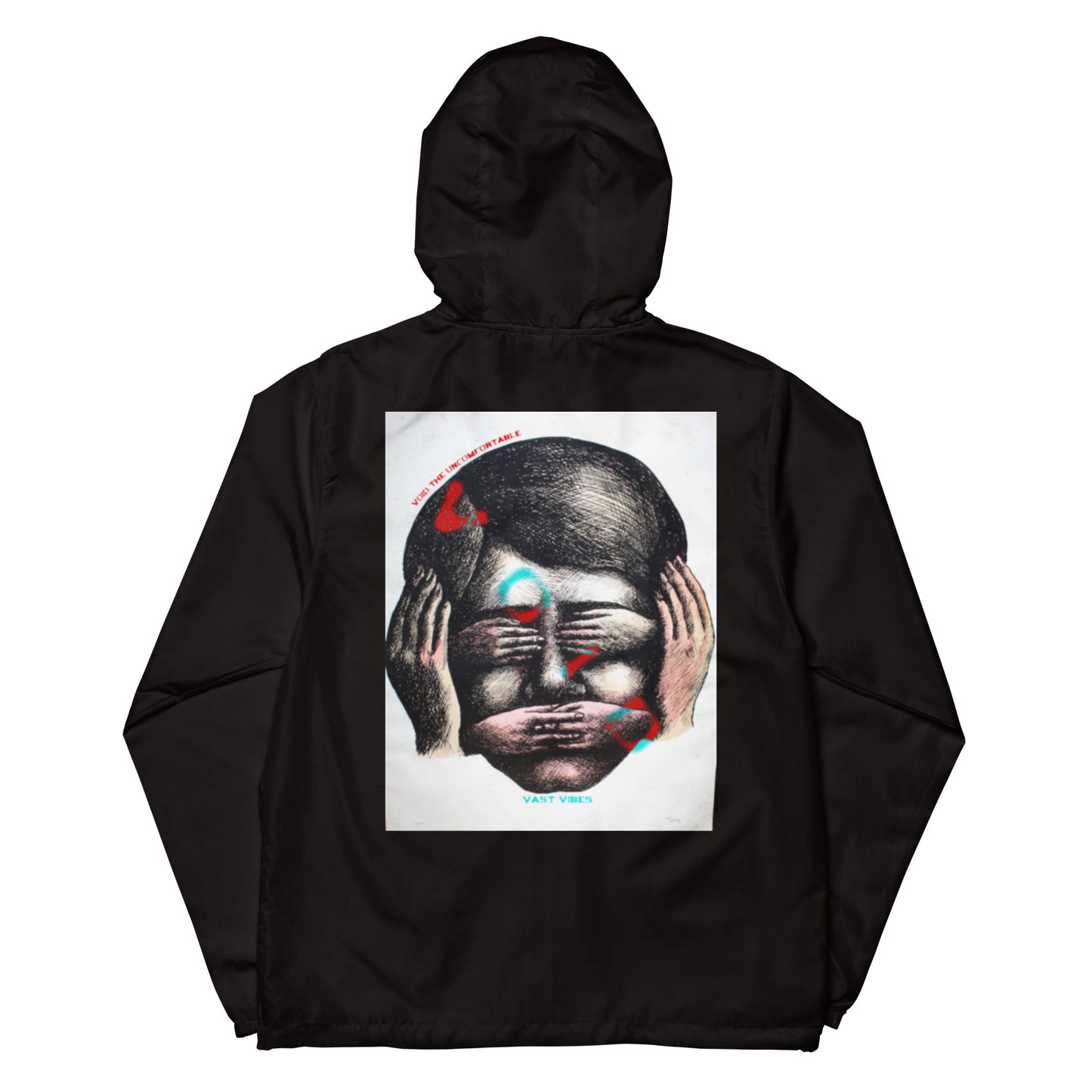 Unisex lightweight zip up windbreaker