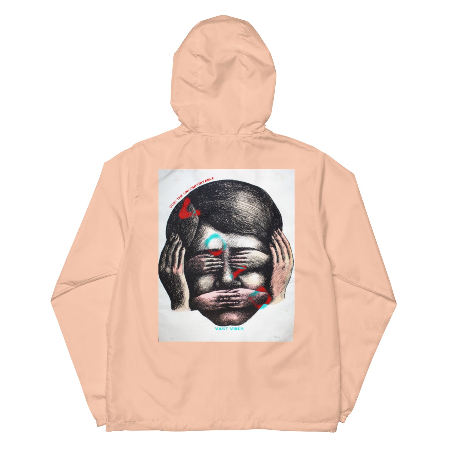 Unisex lightweight zip up windbreaker