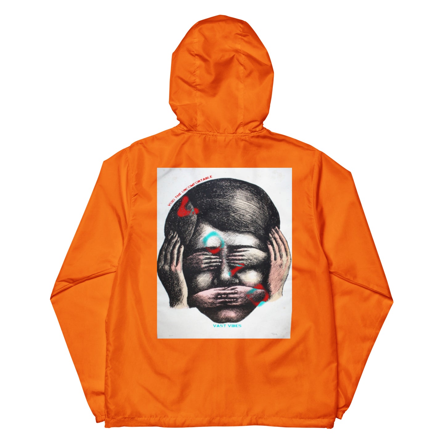 Unisex lightweight zip up windbreaker